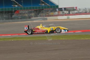 World © Octane Photographic Ltd. FIA European F3 Championship, Silverstone, UK, April 18th 2014 - Qualifying sessions. Jagonya Ayam with Carlin – Dallara F312 Volkswagen – Tom Blomqvist. Digital Ref : 0908lb1d1129