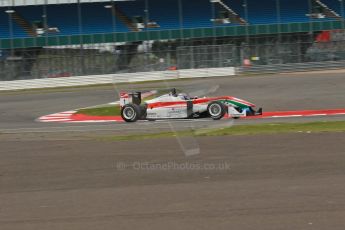 World © Octane Photographic Ltd. FIA European F3 Championship, Silverstone, UK, April 18th 2014 - Qualifying sessions. Prema Powerteam - Dallara F312 Mercedes – Nicholas Latifi. Digital Ref : 0908lb1d1169