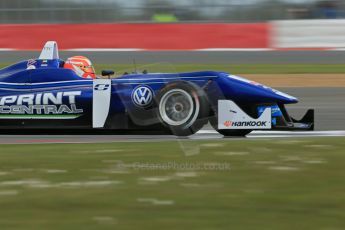 World © Octane Photographic Ltd. FIA European F3 Championship, Silverstone, UK, April 18th 2014 - Qualifying sessions. Fortec Motorsports – Mercedes – John Bryant-Meisner. Digital Ref : 0908lb1d6407