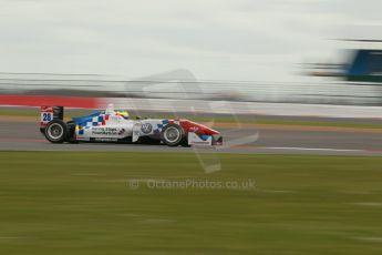 World © Octane Photographic Ltd. FIA European F3 Championship, Silverstone, UK, April 19th 2014 - Race 1. Carlin – Dallara F312 Volkswagen – Jake Dennis. Digital Ref : 0909lb1d1187
