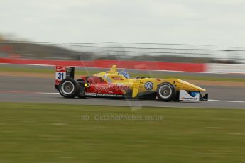 World © Octane Photographic Ltd. FIA European F3 Championship, Silverstone, UK, April 19th 2014 - Race 1. Jagonya Ayam with Carlin – Dallara F312 Volkswagen – Tom Blomqvist. Digital Ref : 0909lb1d1211