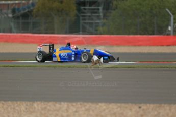 World © Octane Photographic Ltd. FIA European F3 Championship, Silverstone, UK, April 19th 2014 - Race 1. Hare and Fortec Motorsports – Mercedes – John Bryant-Meisner. Digital Ref : 0909lb1d6756