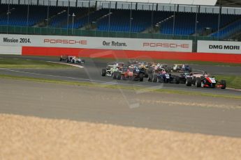 World © Octane Photographic Ltd. FIA European F3 Championship, Silverstone, UK, April 19th 2014 - Race 1. Van Amersfoort Racing – Dallara F312 Volkswagen – Max Verstappen. Digital Ref : 0909lb1d6802