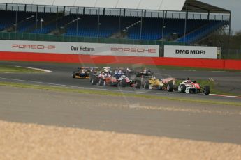 World © Octane Photographic Ltd. FIA European F3 Championship, Silverstone, UK, April 19th 2014 - Race 1. Prema Powerteam - Dallara F312 Mercedes – Antonio Fuoco. Digital Ref : 0909lb1d6810