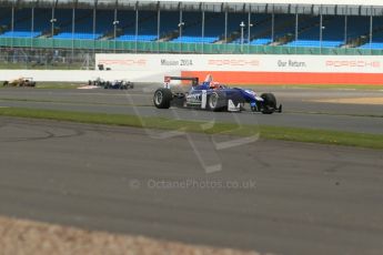 World © Octane Photographic Ltd. FIA European F3 Championship, Silverstone, UK, April 19th 2014 - Race 1. Carlin – Dallara F312 Volkswagen – Ed Jones. Digital Ref : 0909lb1d6886