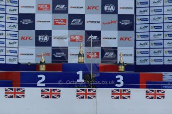 World © Octane Photographic Ltd. FIA European F3 Championship, Silverstone, UK, April 19th 2014 - Race 1 Podium. Digital  Digital Ref : 0909lb1d6973