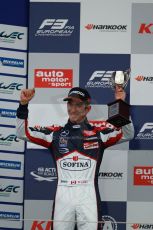 World © Octane Photographic Ltd. FIA European F3 Championship, Silverstone, UK, April 19th 2014 - Race 2. Prema Powerteam - Dallara F312 Mercedes – Nicholas Latifi. Digital Ref : 0910lb1d1501