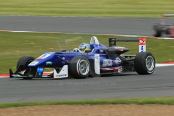 World © Octane Photographic Ltd. FIA European F3 Championship, Silverstone, UK, April 19th 2014 - Race 2. Carlin – Dallara F312 Volkswagen – Jordan King. Digital Ref : 0910lb1d7300