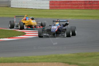 World © Octane Photographic Ltd. FIA European F3 Championship, Silverstone, UK, April 19th 2014 - Race 2. Team West-Tec F3 – Dallara F312 Mercedes – Hector Hurst followed by . Jo Zeller Racing – Dallara F312 Mercedes - Tatiana Calderon. Digital Ref : 0910lb1d7413
