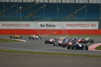 World © Octane Photographic Ltd. FIA European F3 Championship, Silverstone, UK, April 20th 2014 - Race 3. Carlin – Dallara F312 Volkswagen – Ed Jones. Digital Ref : 0911lb1d1560