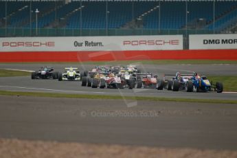 World © Octane Photographic Ltd. FIA European F3 Championship, Silverstone, UK, April 20th 2014 - Race 3. Fortec Motorsports – Mercedes – John Bryant-Meisner. Digital Ref : 0911lb1d1566