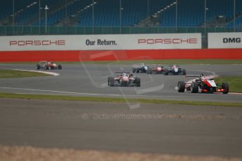 World © Octane Photographic Ltd. FIA European F3 Championship, Silverstone, UK, April 20th 2014 - Race 3. Van Amersfoort Racing – Dallara F312 Volkswagen – Max Verstappen and Prema Powerteam - Dallara F312 Mercedes – Nicholas Latifi. Digital Ref : 0911lb1d1603