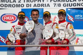 World © MaltaFormulaRacing. FIA F4 Italia Adria International Speedway - June 8th 2014. Tatuus F4 T014 Abarth. Digital Ref : 0989MS8968