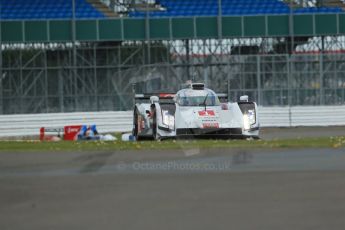 World© Octane Photographic Ltd. FIA World Endurance Championship (WEC) Silverstone 6hr – Friday 18th April 2014. LMP1. Audi Sport Team Joest – Audi R18 e-tron quattro – Hybrid. Lucas di Grassi, Loic Duval, Tom Kristensen. Digital Ref : 0907lb1d5756 0907lb1d5756