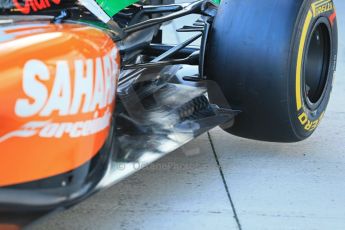 World © Octane Photographic Ltd. 2014 Formula 1 Winter Testing, Circuito de Velocidad, Jerez. Tuesday 27th January 2014. Sahara Force India VJM07 launched by Nico Hulkenburg and Sergio Perez. Tech details. Digital Ref: 0883lb1d0033