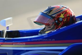 World © Octane Photographic Ltd. Cooper Tyres British Formula 3 Media Day, Castle Donington, Tuesday 8th April 2014. Carlin - Dallara F310 Volkwagen - Peter Li Zhi Cong. Digital Ref : 0903lb1d3643