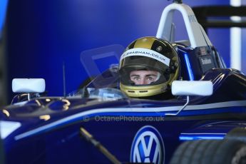 World © Octane Photographic Ltd. Cooper Tyres British Formula 3 Media Day, Castle Donington, Tuesday 8th April 2014. Carlin - Dallara F310 Volkwagen - Sam Brabham. Digital Ref : 0903lb1d3660