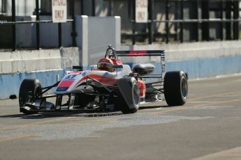 World © Octane Photographic Ltd. Cooper Tyres British Formula 3 Media Day, Castle Donington, Tuesday 8th April 2014. Fortec Motorsports - Dallara F312 Mercedes HWA - Hong Wei ‘Martin’ Cao. Digital Ref : 0903lb1d3669