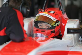 World © Octane Photographic Ltd. Cooper Tyres British Formula 3 Media Day, Castle Donington, Tuesday 8th April 2014. Fortec Motorsports - Dallara F312 Mercedes HWA - Hong Wei ‘Martin’ Cao. Digital Ref : 0903lb1d3677