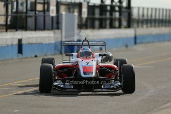 World © Octane Photographic Ltd. Cooper Tyres British Formula 3 Media Day, Castle Donington, Tuesday 8th April 2014. Fortec Motorsports - Dallara F312 Mercedes HWA - Hong Wei ‘Martin’ Cao. Digital Ref : 0903lb1d3693