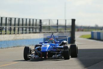 World © Octane Photographic Ltd. Cooper Tyres British Formula 3 Media Day, Castle Donington, Tuesday 8th April 2014. Double R Racing - Andy Chang - Dallara F312 Mercedes HWA. Digital Ref : 0903lb1d3719