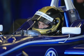 World © Octane Photographic Ltd. Cooper Tyres British Formula 3 Media Day, Castle Donington, Tuesday 8th April 2014. Carlin - Dallara F310 Volkwagen - Sam Brabham. Digital Ref : 0903lb1d3725