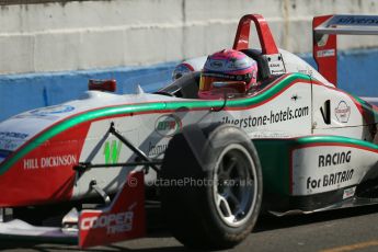 World © Octane Photographic Ltd. Cooper Tyres British Formula 3 Media Day, Castle Donington, Tuesday 8th April 2014. Dallara F305 - Alice Powell. Digital Ref : 0903lb1d3730