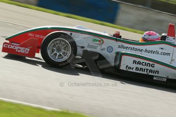 World © Octane Photographic Ltd. Cooper Tyres British Formula 3 Media Day, Castle Donington, Tuesday 8th April 2014. Dallara F305 - Alice Powell. Digital Ref : 0903lb1d3792