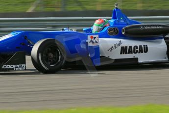 World © Octane Photographic Ltd. Cooper Tyres British Formula 3 Media Day, Castle Donington, Tuesday 8th April 2014. Double R Racing - Andy Chang - Dallara F312 Mercedes HWA. Digital Ref : 0903lb1d3826