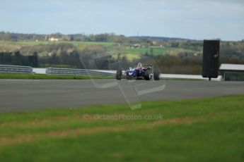World © Octane Photographic Ltd. Cooper Tyres British Formula 3 Media Day, Castle Donington, Tuesday 8th April 2014. Carlin - Dallara F310 Volkwagen - Peter Li Zhi Cong. Digital Ref : 0903lb1d3897