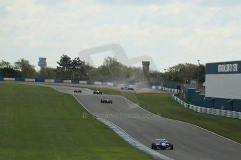World © Octane Photographic Ltd. Cooper Tyres British Formula 3 Media Day, Castle Donington, Tuesday 8th April 2014. Red flag caused by car in the gravel. Digital Ref : 0903lb1d3906