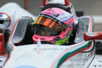 World © Octane Photographic Ltd. Cooper Tyres British Formula 3 Media Day, Castle Donington, Tuesday 8th April 2014. Dallara F305 - Alice Powell. Digital Ref : 0903lb1d4100