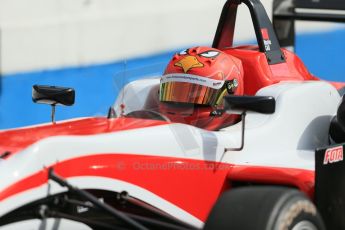 World © Octane Photographic Ltd. Cooper Tyres British Formula 3 Media Day, Castle Donington, Tuesday 8th April 2014. Fortec Motorsports - Dallara F312 Mercedes HWA - Hong Wei ‘Martin’ Cao. Digital Ref : 0903lb1d4109