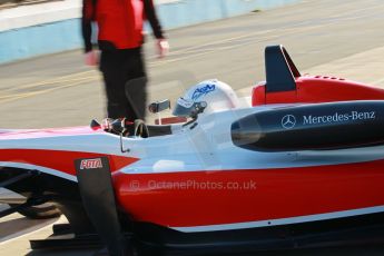 World © Octane Photographic Ltd. Cooper Tyres British Formula 3 Media Day, Castle Donington, Tuesday 8th April 2014. Fortec Motorsports - Dallara F312 Mercedes HWA – Alex Gill. Digital Ref : 0903lb1d9650