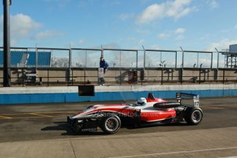 World © Octane Photographic Ltd. Cooper Tyres British Formula 3 Media Day, Castle Donington, Tuesday 8th April 2014. Fortec Motorsports - Dallara F312 Mercedes HWA – Alex Gill. Digital Ref : 0903lb1d9687