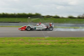 World © Octane Photographic Ltd. Cooper Tyres British Formula 3 Media Day, Castle Donington, Tuesday 8th April 2014. Dallara F305 - Alice Powell. Digital Ref : 0903lb1d9776