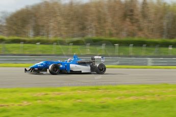 World © Octane Photographic Ltd. Cooper Tyres British Formula 3 Media Day, Castle Donington, Tuesday 8th April 2014. Double R Racing - Andy Chang - Dallara F312 Mercedes HWA. Digital Ref : 0903lb1d9798