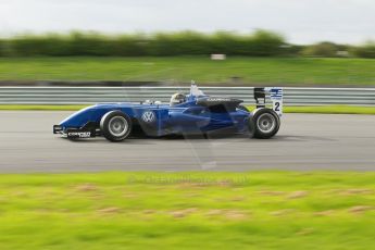 World © Octane Photographic Ltd. Cooper Tyres British Formula 3 Media Day, Castle Donington, Tuesday 8th April 2014. Carlin - Dallara F310 Volkwagen - Sam Brabham. Digital Ref : 0903lb1d9812