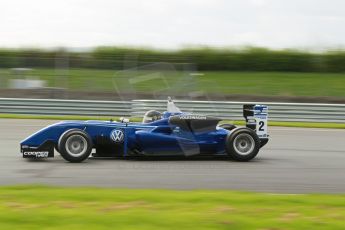 World © Octane Photographic Ltd. Cooper Tyres British Formula 3 Media Day, Castle Donington, Tuesday 8th April 2014. Carlin - Dallara F310 Volkwagen - Sam Brabham. Digital Ref : 0903lb1d9866