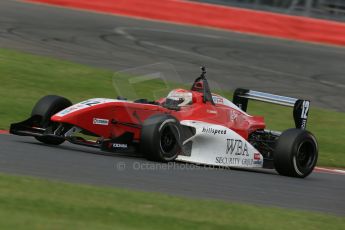 World © Octane Photographic Ltd. BRDC Formula 4 Race 1, Silverstone, UK, Saturday 16th August 2014. MSV F4-013. Hillspeed. Alfredo Zabalza. Digital Ref : 1076LB1D5148