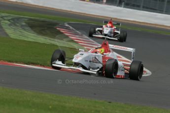 World © Octane Photographic Ltd. BRDC Formula 4 Race 1, Silverstone, UK, Saturday 16th August 2014. MSV F4-013. Lanan Racing. Struan Moore. Digital Ref : 1076LB1D5176