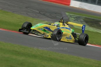 World © Octane Photographic Ltd. BRDC Formula 4 Race 1, Silverstone, UK, Saturday 16th August 2014. MSV F4-013. Petrolball Racing Limited. Gaetano Di Mauro. Digital Ref : 1076LB1D5195