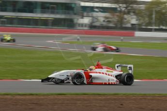 World © Octane Photographic Ltd. BRDC Formula 4 Championship. MSV F4-013. Silverstone, Sunday 27th April 2014. Lanan Racing - Arjun Maini. Digital Ref : 0914lb1d2006