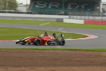 World © Octane Photographic Ltd. BRDC Formula 4 Championship. MSV F4-013. Silverstone, Sunday 27th April 2014. Chris Dittmann Racing (CDR) - Tom Jackson. Digital Ref : 0914lb1d2016