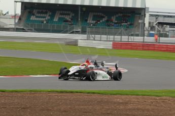 World © Octane Photographic Ltd. BRDC Formula 4 Championship. MSV F4-013. Silverstone, Sunday 27th April 2014. Mark Godwin Racing (MGR) - David Wagner and Lanan Racing - Arjun Maini. Digital Ref : 0914lb1d2122