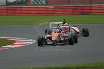 World © Octane Photographic Ltd. BRDC Formula 4 Championship. MSV F4-013. Silverstone, Sunday 27th April 2014. HHC Motorsport - Will Palmer and Hillspeed - Gustavo Lima. Digital Ref : 0914lb1d8992