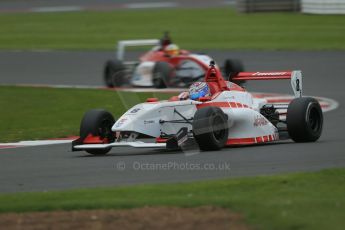 World © Octane Photographic Ltd. BRDC Formula 4 Championship. MSV F4-013. Silverstone, Sunday 27th April 2014. Lanan Racing – George Russell. Digital Ref : 0914lb1d9124