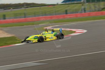 World © Octane Photographic Ltd. BRDC Formula 4 Championship. MSV F4-013. Silverstone, Sunday 27th April 2014. Petroball Racing – Gaetano di Mauro. Digital Ref : 0916lb1d2228