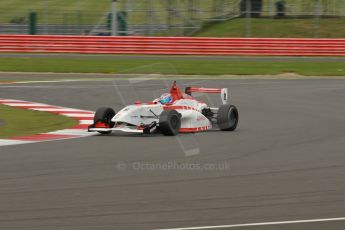 World © Octane Photographic Ltd. BRDC Formula 4 Championship. MSV F4-013. Silverstone, Sunday 27th April 2014. Lanan Racing – George Russell. Digital Ref : 0916lb1d2265
