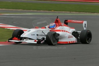World © Octane Photographic Ltd. BRDC Formula 4 Championship. MSV F4-013. Silverstone, Sunday 27th April 2014. Lanan Racing – George Russell. Digital Ref : 0916lb1d9698
